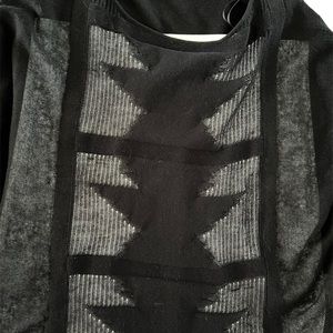 Rachel Roy Geometric Tunic/sweater